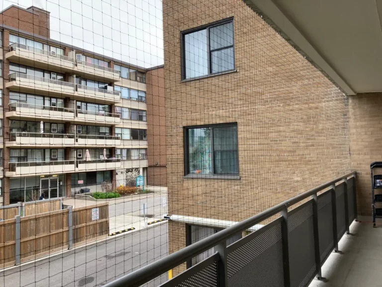 Close-up-of-balcony-mesh-netting