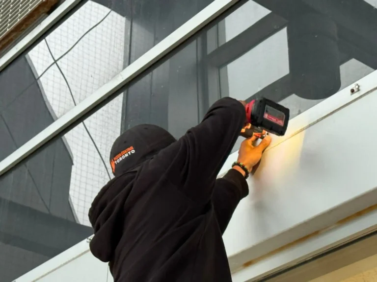Pigeon-Netting-Installation-Process-Mackenzie-Square-Mall